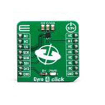 MikroElektronika,MIKROE-3661,MikroElektronika  Gyro 4 Click 开发套件, L20G20IS芯片, 用于L20G20IS