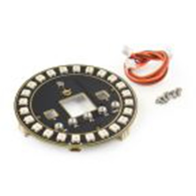 DFRobot,ROB0150,DFRobot  LED, ROB0150 扩展板, 微型：圆形 RGB LED 扩展板, 用于micro : bit - ROB0150 WS2812