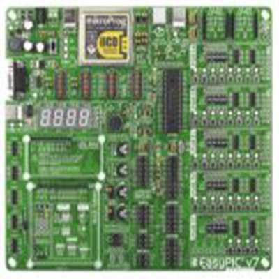 MikroElektronika,MIKROE-798,MikroElektronika  评估测试板, MCU 开发板, PIC18F45K22处理器 MIKROE-798, EasyPIC V7