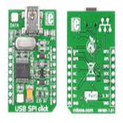MikroElektronika,MIKROE-1204,MikroElektronika  开发套件, USB 到串行, MCP2210芯片 12 MHz, MIKROE-1204