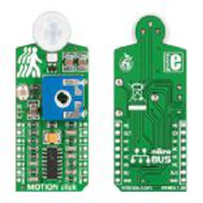 MikroElektronika,MIKROE-1589,MikroElektronika  附加板, 运动传感器, PIR500B芯片
