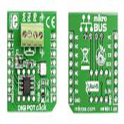 MikroElektronika,MIKROE-923,MikroElektronika  DIGIPOT 点阵 附加板, MCP4161芯片
