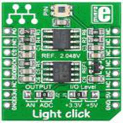 MikroElektronika,MIKROE-1424,MikroElektronika  附加板, 光传感器, 用于MikroBUS