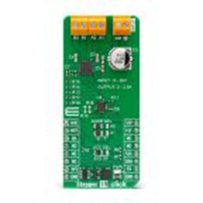 MikroElektronika,MIKROE-6034,MikroElektronika  附加板, 步进电机驱动器 模块, 步进驱动器, DRV8424芯片, 用于开发MikroBUS 插座
