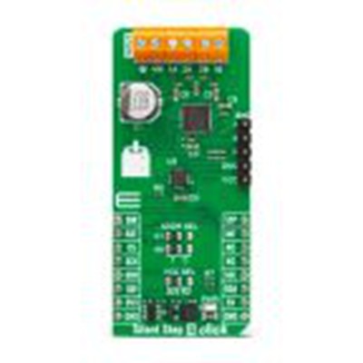 MikroElektronika,MIKROE-5980,MikroElektronika  附加板, 步进电机驱动器 模块, 步进驱动器, TMC 2240芯片, 用于开发MikroBUS 插座