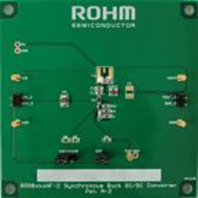 ROHM,BD9B206NF-EVK-001,ROHM  BD9B206NF-EVK-001, 降压转换器 评估测试板, BD9B206NF-Z芯片, 用于开发降压型 DC/DC 转换器