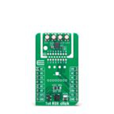MikroElektronika,MIKROE-6240,MikroElektronika  LED 矩阵, MIKROE-6240 开发板, 1x4 RGB键, 用于工业使用 LP5812, CLV