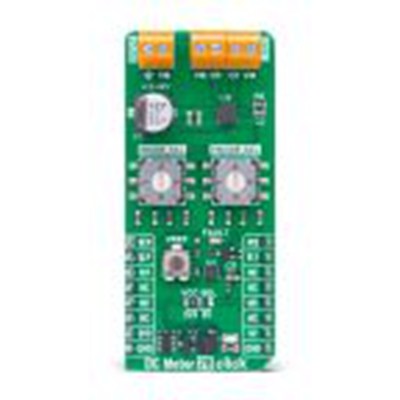 MikroElektronika,MIKROE-6505,MikroElektronika  DC 电机 28 点阵 - FTG 附加板, 传感器附加板, Single-Channel H-Bridg