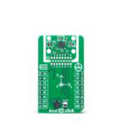MikroElektronika,MIKROE-6566,MikroElektronika  Accel 34点阵 附加板, 传感器附加板, Accelerometer芯片, 用于工业