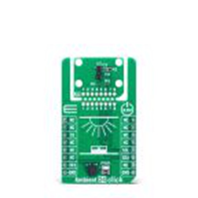 MikroElektronika,MIKROE-6534,MikroElektronika  环境24点阵 附加板, 环境光传感器, Mikroe-6534芯片, 用于mikroBUS