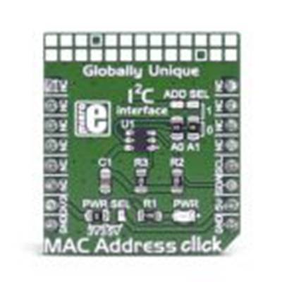 MikroElektronika,MIKROE-2733,MikroElektronika  MAC 地址 Click MIKROE-2733 MikroBus Click 板 EERAM