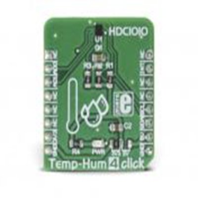 MikroElektronika,MIKROE-2938,MikroElektronika  温度-湿度 4 点阵 MikroBus Click 板, HDC1010芯片