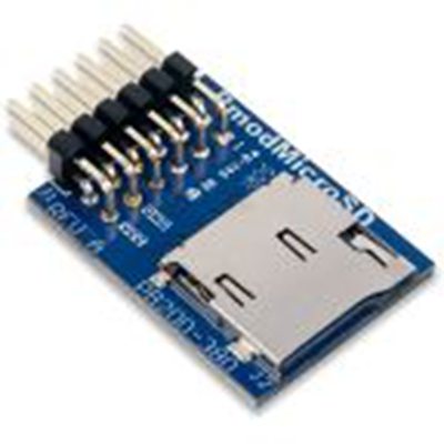 Digilent,410-380,Digilent  Pmod MicroSD 410-380 附加板, 用于存储和访问系统板