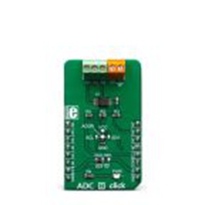 MikroElektronika,MIKROE-3394,MikroElektronika  模数转换器 (ADC), MIKROE-3394 开发套件, ADC 咔嗒 信号转换开发套件, 16 bi