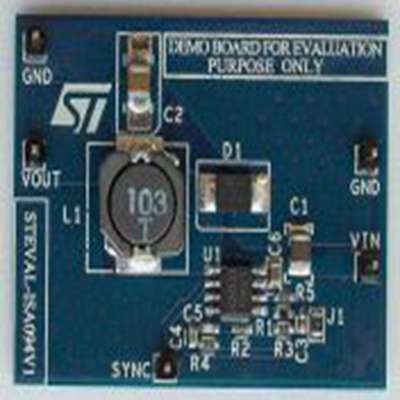 STMicroelectronics,STEVAL-ISA094V1,STMicroelectronics  演示板, 电源 评估测试板, L7981芯片, 用于开发降压开关电源