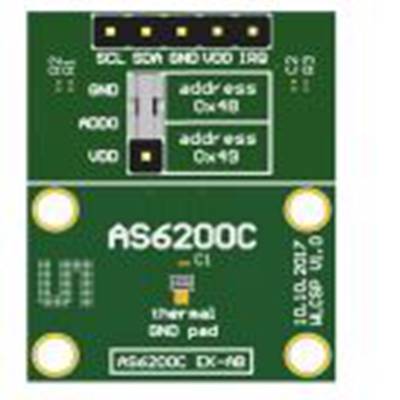 ams OSRAM,AS6200C-WL_EK_AB,ams OSRAM  AS6200C 评估套件, 温度传感器, AS6200C-WL EK AB芯片, 用于AS6200C wl_wl_ek ab