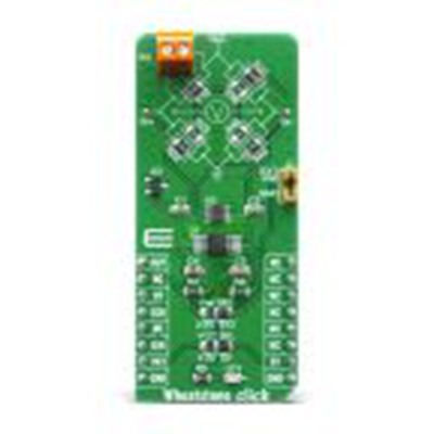 MikroElektronika,MIKROE-4124,MikroElektronika  适配器板, MIKROE-4124, 模拟仪表放大器, 用于MAX4208, MAX4208