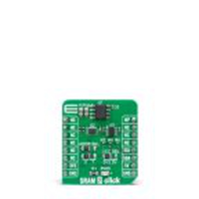 MikroElektronika,MIKROE-4178,MikroElektronika  SRAM 2 Click MIKROE-4178 SRAM 存储板, ANV32A62A芯片 SRAM, 