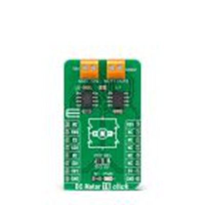 MikroElektronika,MIKROE-4333,MikroElektronika  直流电机 16 Click, 直流电机 附加板, ZXBM5210芯片, 用于开发可逆直流电动机