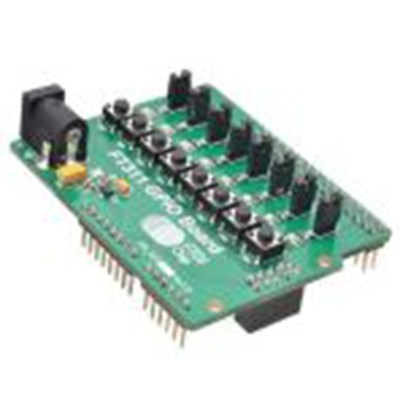 FTDI Chip,UMFT311GP,FTDI Chip  FT311 GPIO 板 接口开发工具, GPIO 和 PWM 接口, UMFT311GP芯片, 用于FT311D 开发模块。