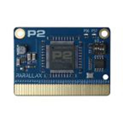 Parallax Inc,P2-EC,Parallax Inc  螺旋桨 微控制器开发工具, 模块 模块, P2X8C4M64P处理器, Propeller 2内核 P2-EC, P2 边缘模块