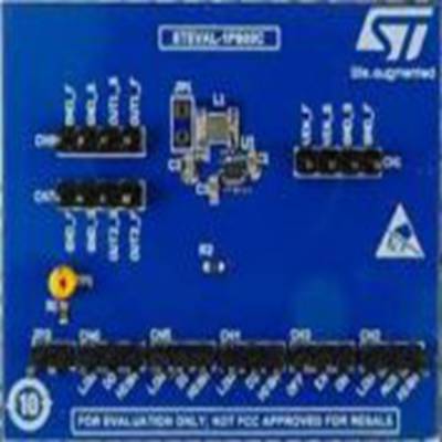 STMicroelectronics,STEVAL-1PS02D,STMicroelectronics  基于 ST1PS02DQTR 400 mA Nano-Quiescent 同步降压转换器的评估