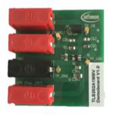 Infineon,DEMOBOARDTLS202A1TOBO1,Infineon  演示板 TLS202A1, LDO 电压调节器 评估测试板, TLS202A1芯片, 用于开发汽车，消费，数据处理，