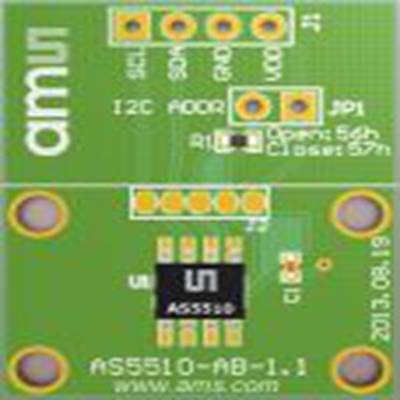 ams OSRAM,AS5510-SO_EK_AB,ams OSRAM  AS5510-SO_EK_AB 适配器板, 位置传感器, AS5510芯片, 用于AS5510.