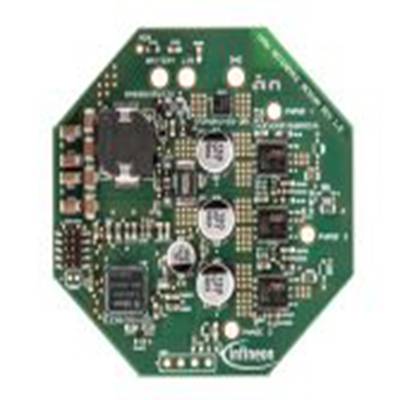 Infineon,REFWATERPUMP100WTOBO1,Infineon  REF_WATERPUMP100W, 3 相电机驱动 开发板, MOTIX TLE9879QXW40 and IAUC