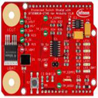 Infineon,SHIELDBTS500101TADTOBO1,Infineon SHIELD-BTS50010-1TAD, 评估测试板