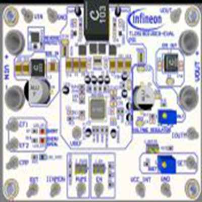 Infineon,TLD5190IVREGEVALTOBO1,Infineon  TLD5190IVREG_EVAL, 降压/升压控制器 评估测试板, TLD5190QV芯片, 用于开发TLD5190