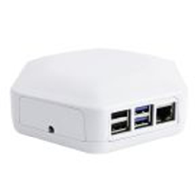 CAMDENBOSS,CBHEX1-ROCKX-WH,CAMDENBOSS ROCK SBC 外壳, 用于ROCK 4C+ 和 ROCK 5A 单板计算机, ABS制, 白色