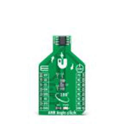 MikroElektronika,MIKROE-4561,MikroElektronika  AMR角度Click 附加板, 各向异性磁阻 (AMR) 传感器, ADA4571, LTC1407芯片,
