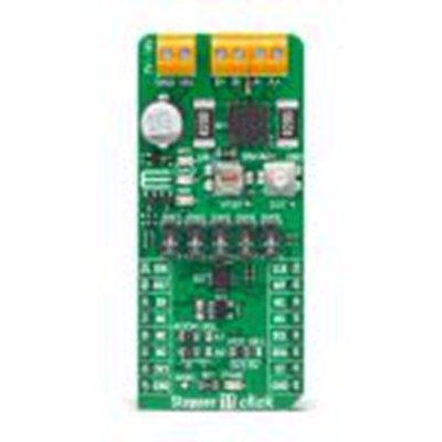 MikroElektronika,MIKROE-4578,MikroElektronika  步进机11点阵, 步进电机驱动器 附加板, TB9120AFTG芯片, 用于开发mikroBUS 插座