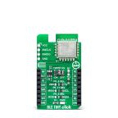 MikroElektronika,MIKROE-4582,MikroElektronika  BLE TINY点阵 蓝牙智能 (BLE) 附加板, 蓝牙, DA14531MOD, 74LVC1G315