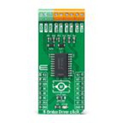 MikroElektronika,MIKROE-4696,MikroElektronika  半桥驱动器点阵, 半桥式驱动器 附加板, MC33883芯片, 用于开发mikroBUS 插座
