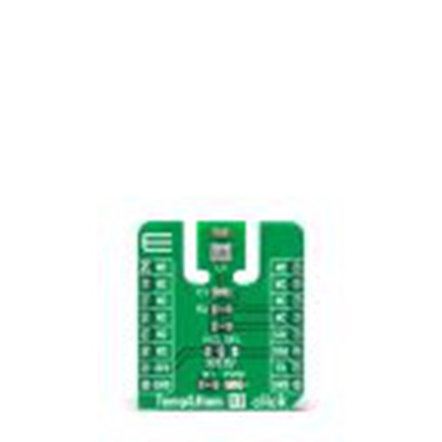MikroElektronika,MIKROE-4702,MikroElektronika  温度和湿度17点阵 附加板, 温度和湿度传感器, HS3001芯片, 用于mikroBUS 插座