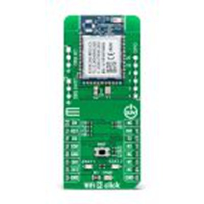 MikroElektronika,MIKROE-4704,MikroElektronika  WiFi 8点阵 WiFi, 蓝牙智能 (BLE) 附加板, 蓝牙, WiFi, ATWINC3400-M