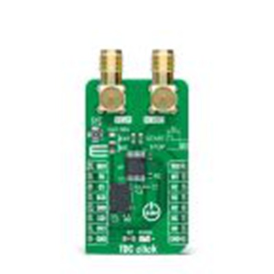 MikroElektronika,MIKROE-4770,MikroElektronika TDC点阵 MIKROE-4770 时钟或数据转换器 附加板, 使用于mikroBUS 插座, Time-t