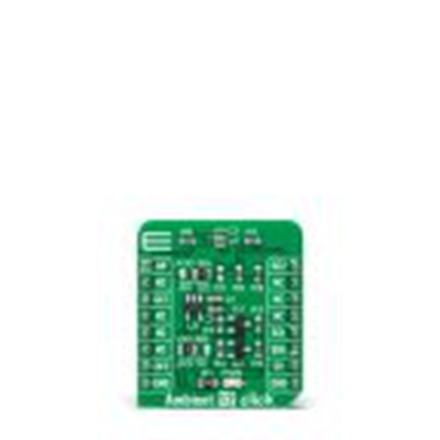 MikroElektronika,MIKROE-4781,MikroElektronika  环境12点阵 附加板, 环境光传感器, MCP3221, BH1620FVC芯片, 用于mikroBUS 