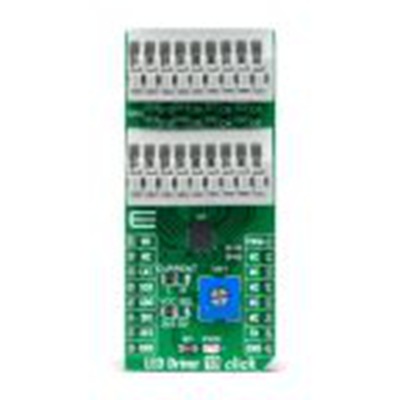MikroElektronika,MIKROE-4787,MikroElektronika  LED 控制器, MIKROE-4787 LED驱动器, LED驱动器10点阵, 用于mikroBUS 插