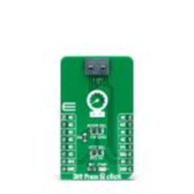 MikroElektronika,MIKROE-4894,MikroElektronika  差压开关2点阵 附加板, 差压传感器, SDP31-500PA芯片, 用于mikroBUS 插座