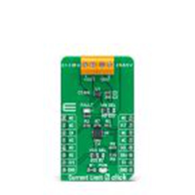 MikroElektronika,MIKROE-4999,MikroElektronika  电流限制5点阵, 电源管理 附加板, MIC2099, MCP4561芯片, 用于开发微型总线插座