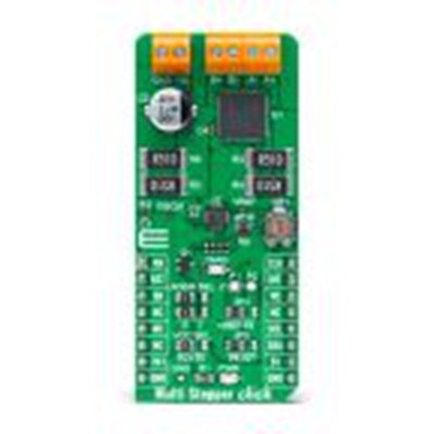 MikroElektronika,MIKROE-5039,MikroElektronika  多步进电机Click - TB62269, 步进电机驱动器 附加板, TB62269FTG芯片, 用于开发