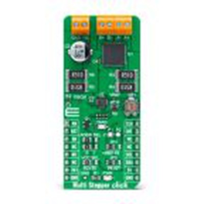 MikroElektronika,MIKROE-5052,MikroElektronika  多步进电机Click - TB67S109, 步进电机驱动器 附加板, TB67S109AFTG芯片, 用