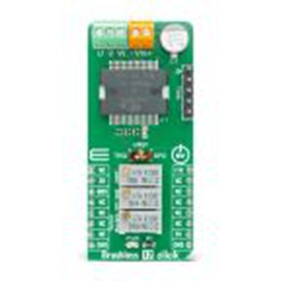 MikroElektronika,MIKROE-4387,MikroElektronika  无刷9点阵, 电机控制器 控制器板, TC78B027FTG芯片, 用于开发TC78B027FTG