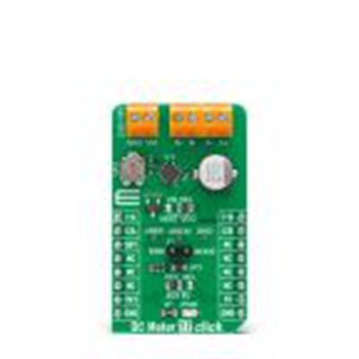 MikroElektronika,MIKROE-4454,MikroElektronika  DC电机17点阵, 电机控制器 电机驱动板, TC78H660FTG芯片, 用于开发TC78H660FTG