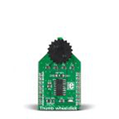 MikroElektronika,MIKROE-2366,MikroElektronika  姆指旋轮Click 传感器附加板, 开关用户界面, DS2408芯片, 用于仪器、机器