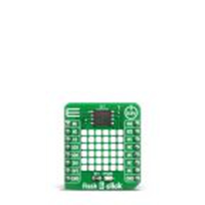 MikroElektronika,MIKROE-4067,MikroElektronika  Flash 6点阵 MIKROE-4067 闪存板, W25Q128JV芯片, 用于引脚和电源