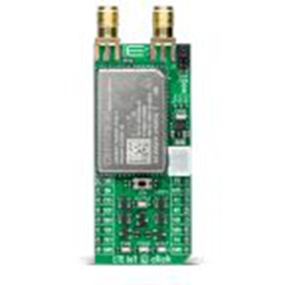 MikroElektronika,MIKROE-4465,MikroElektronika  LTE物联网9点阵 LTE 传感器附加板, 蜂窝物联网模块, EXS62-W芯片, 用于工业、智慧农业, 